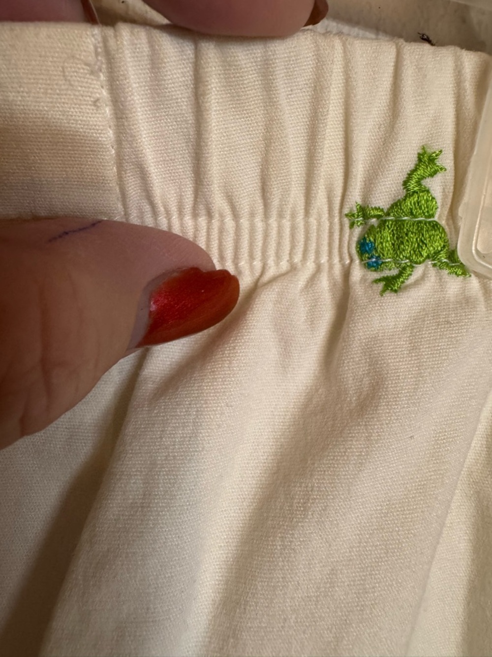 FUN & UNIQUE Capri Pants with Green Frog Embroidery SPRING/SUMMER SZ: 6 #O - Picture 5 of 8